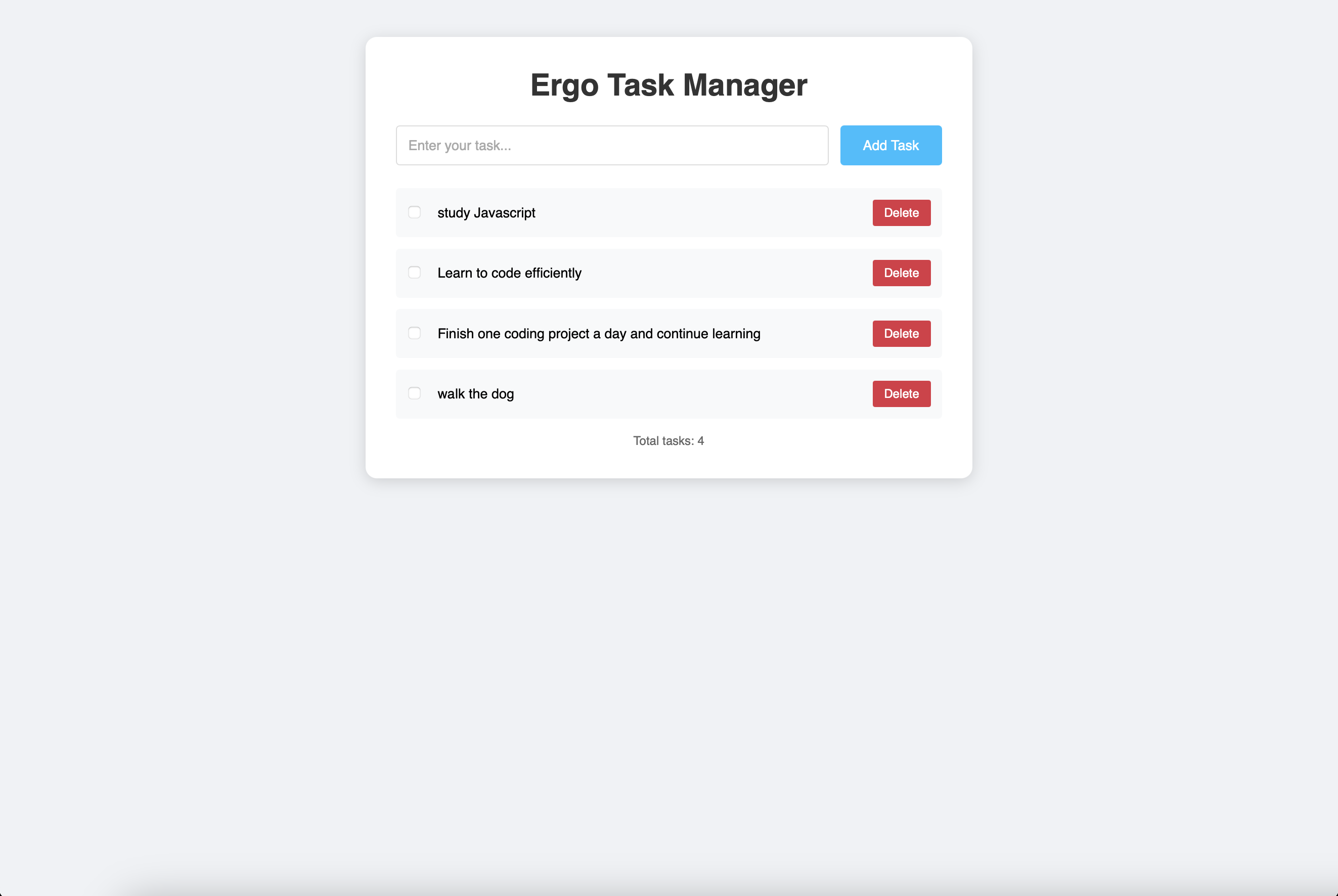 Task management app